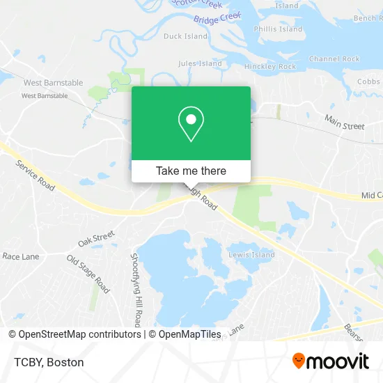 Tcby map