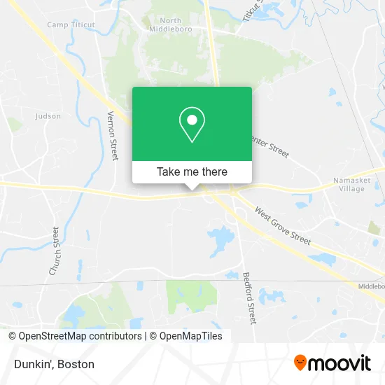 Dunkin' map