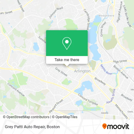 Grey Patti Auto Repair map