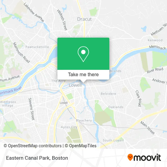 Eastern Canal Park map