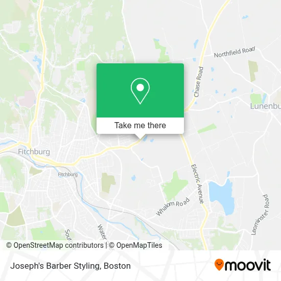 Joseph's Barber Styling map