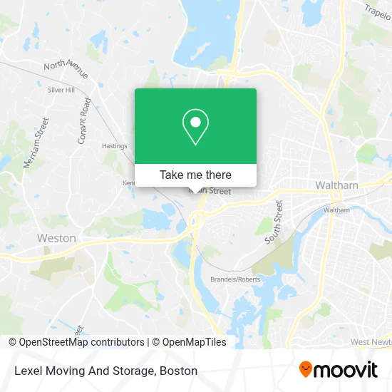 Lexel Moving And Storage map