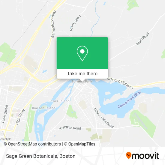 Sage Green Botanicals map