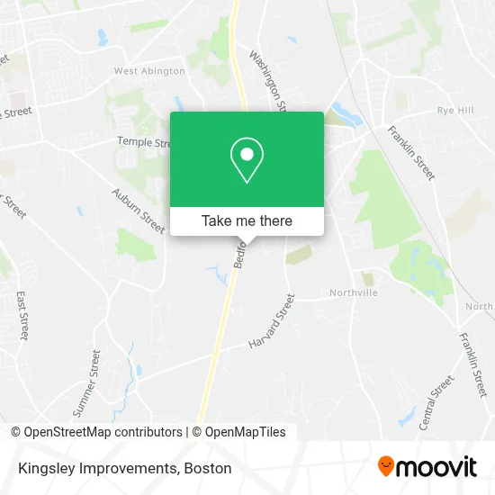 Kingsley Improvements map