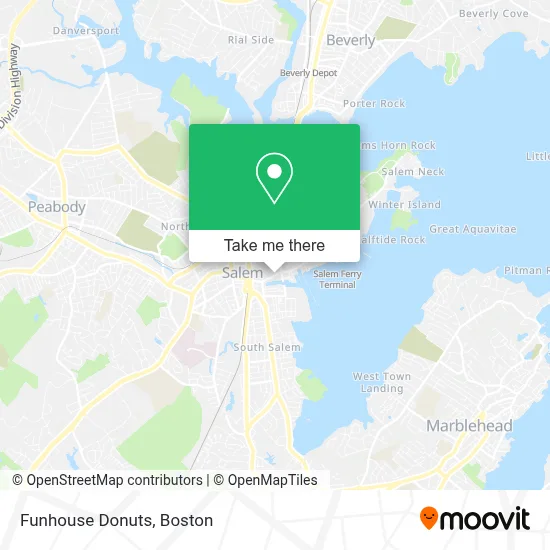 Funhouse Donuts map