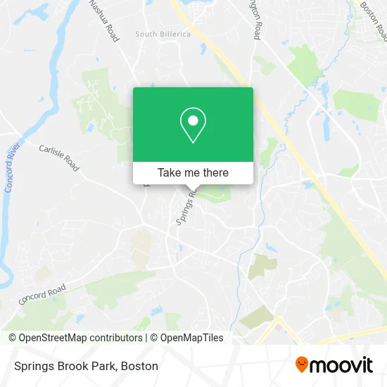 Springs Brook Park map
