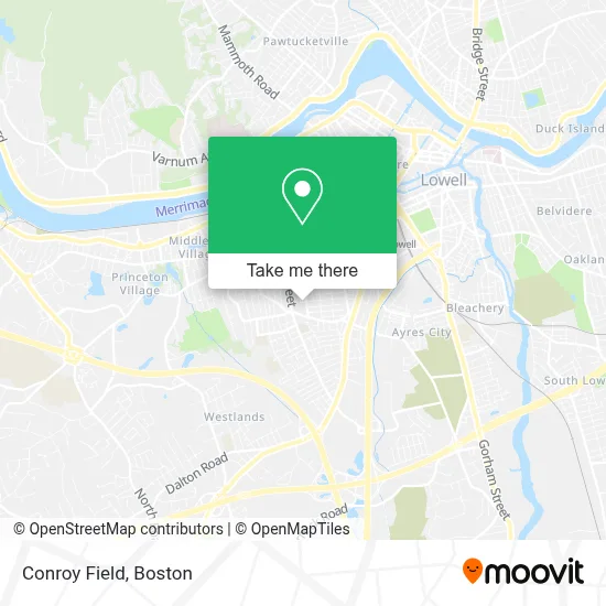 Conroy Field map
