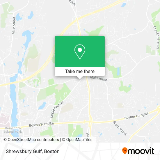 Shrewsbury Gulf map