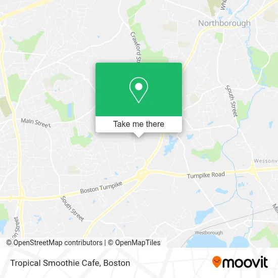 Tropical Smoothie Cafe map