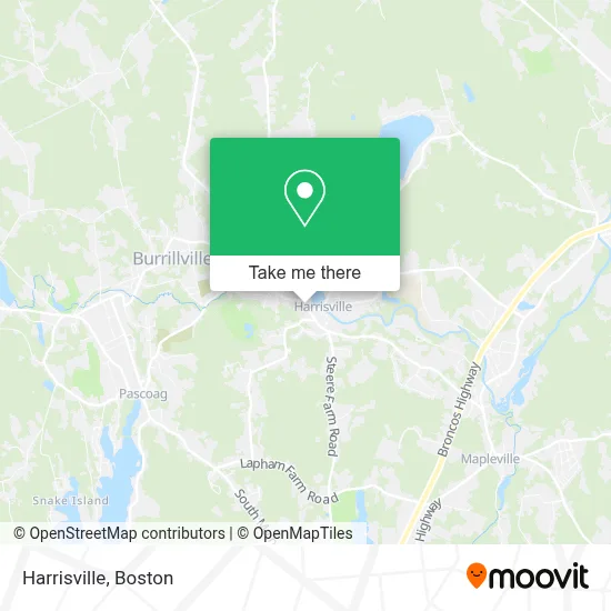 Harrisville map