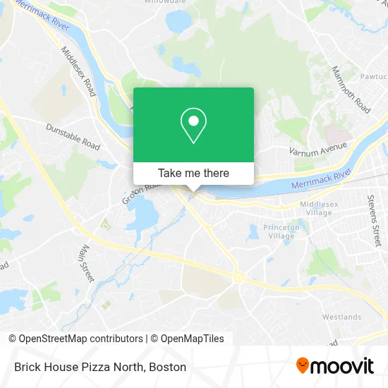 Brick House Pizza North map