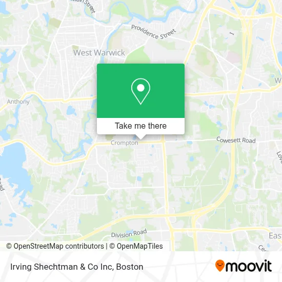 Irving Shechtman & Co Inc map