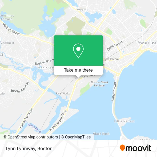 Lynn Lynnway map