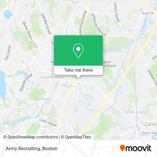 Army Recruiting map