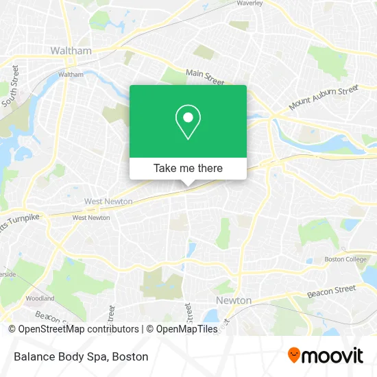 Balance Body Spa map
