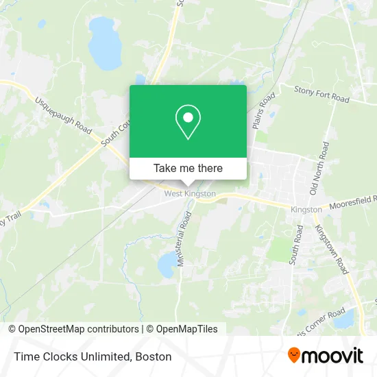 Time Clocks Unlimited map