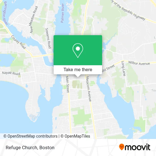 Refuge Church map