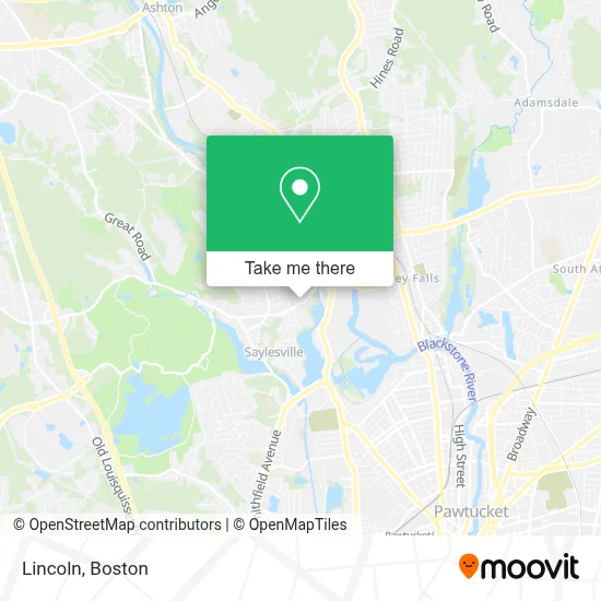 Lincoln map