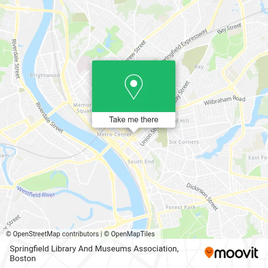 Springfield Library And Museums Association map