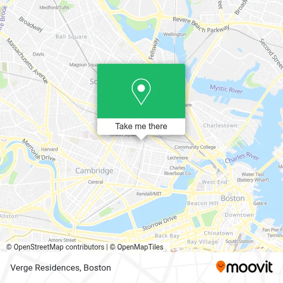Verge Residences map