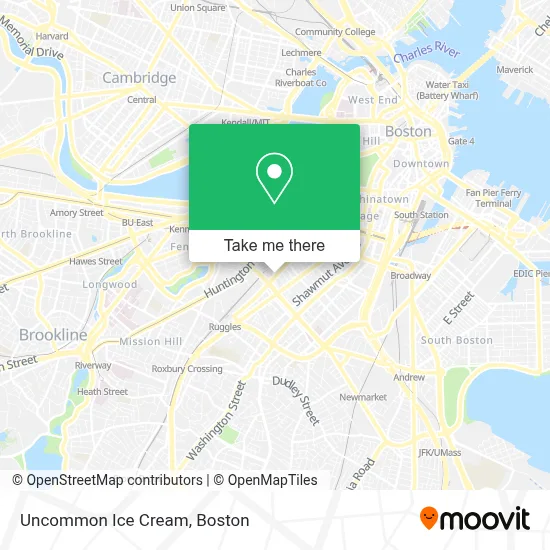Uncommon Ice Cream map