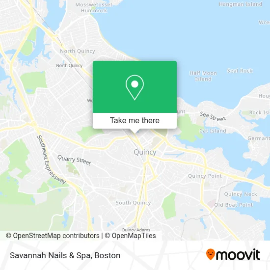 Savannah Nails & Spa map
