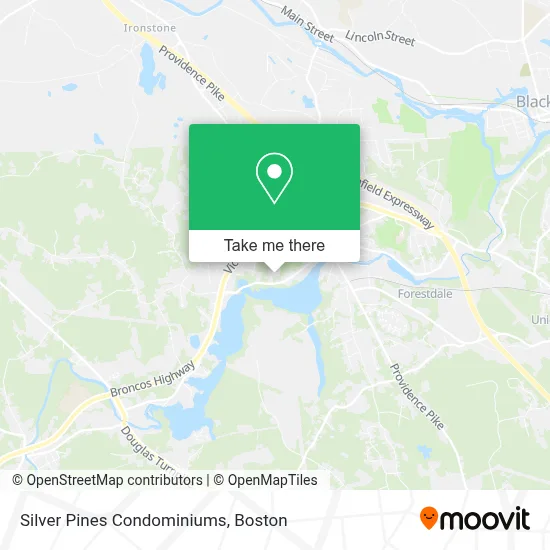 Silver Pines Condominiums map