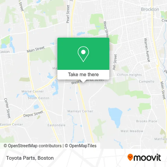 Toyota Parts map
