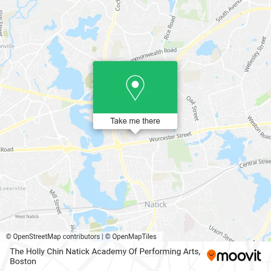 The Holly Chin Natick Academy Of Performing Arts map