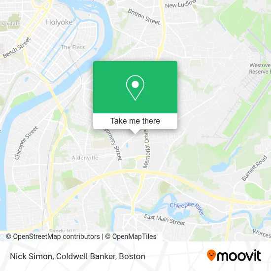 Nick Simon, Coldwell Banker map