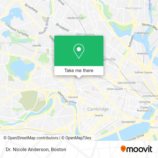Dr. Nicole Anderson map