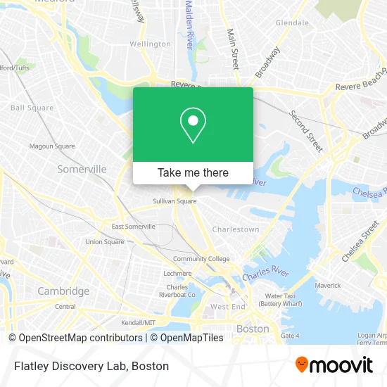 Flatley Discovery Lab map