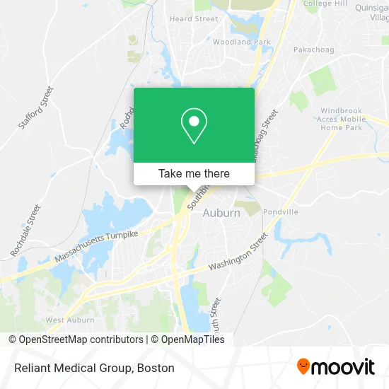 Reliant Medical Group map