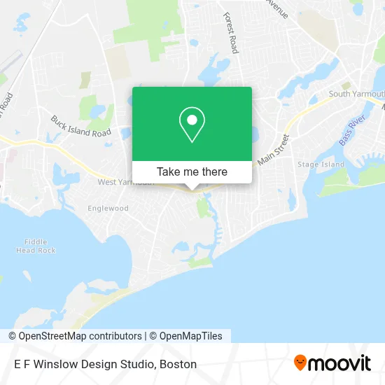 E F Winslow Design Studio map