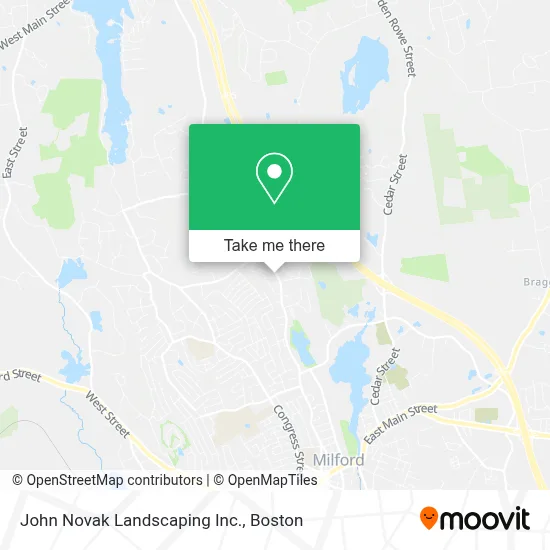 John Novak Landscaping Inc. map