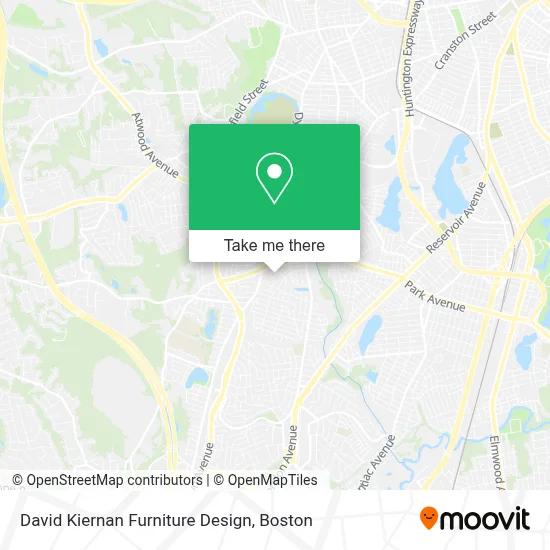 David Kiernan Furniture Design map