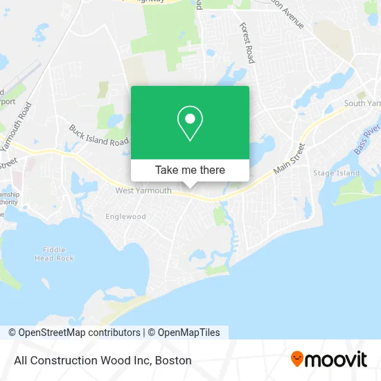 All Construction Wood Inc map
