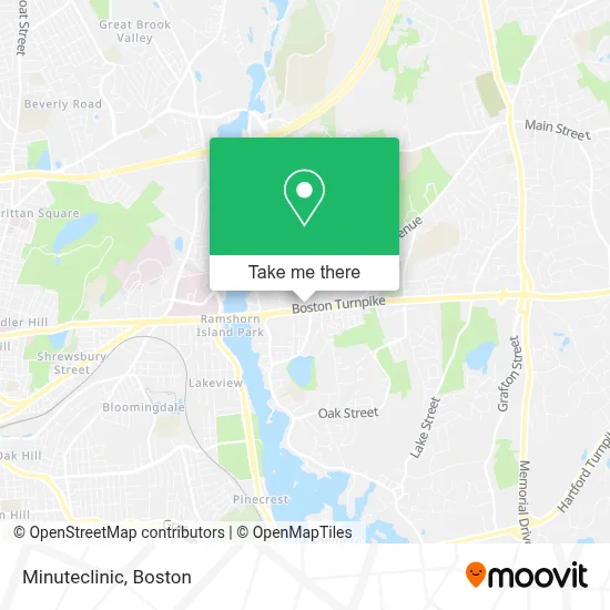 Minuteclinic map