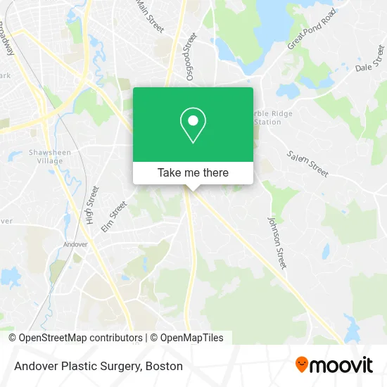 Andover Plastic Surgery map