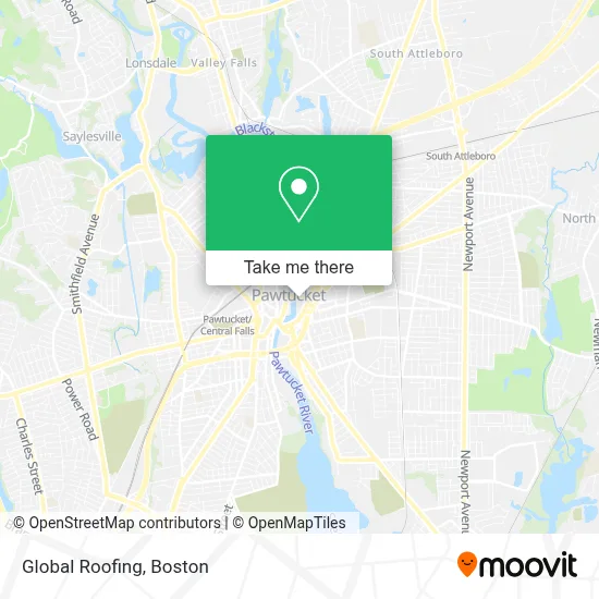 Global Roofing map