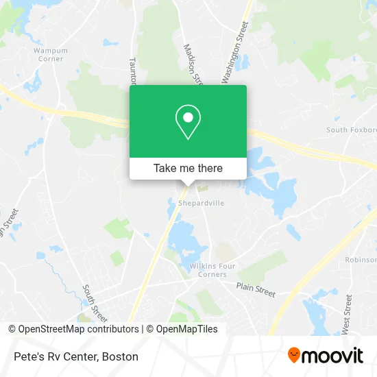 Pete's Rv Center map