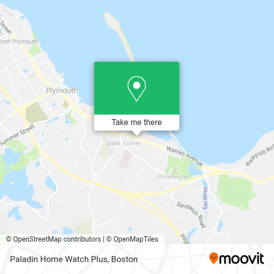 Paladin Home Watch Plus map