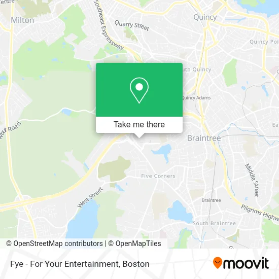 Fye - For Your Entertainment map