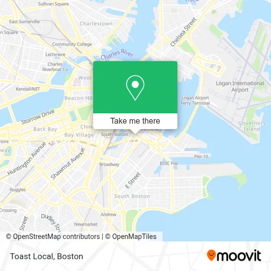 Toast Local map