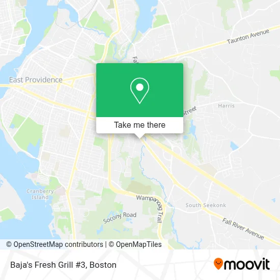 Baja's Fresh Grill #3 map