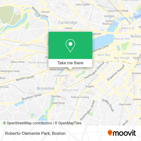 Roberto Clemente Park map