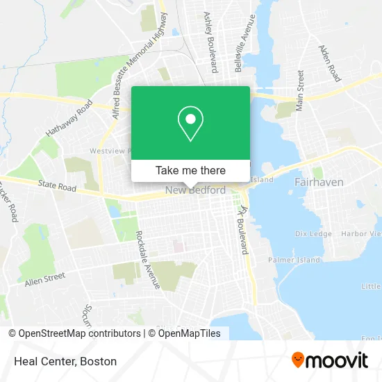Heal Center map