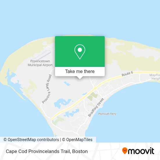Cape Cod Provincelands Trail map