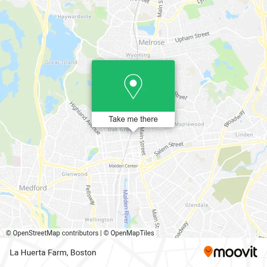 La Huerta Farm map