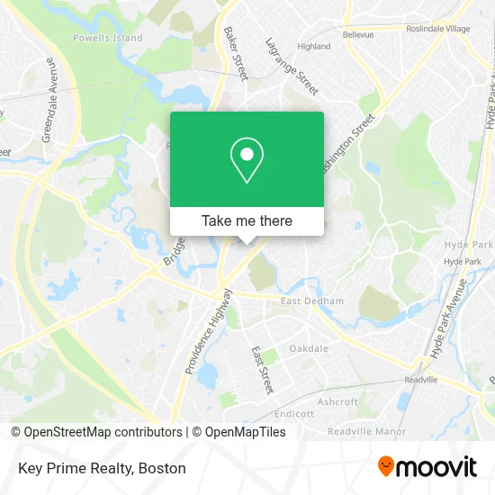 Key Prime Realty map